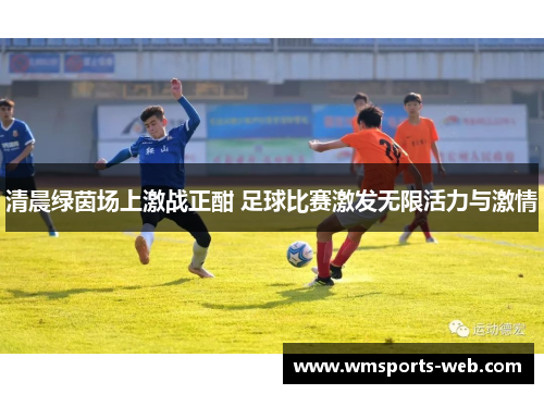 清晨绿茵场上激战正酣 足球比赛激发无限活力与激情